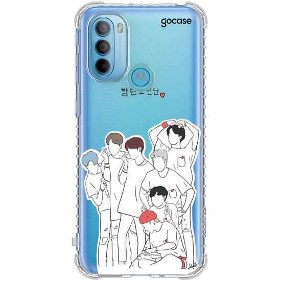 Capinha para celular Love Bangtan