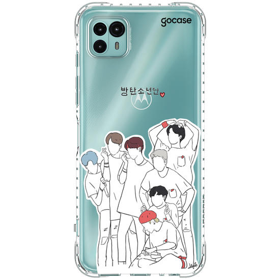 Capinha para celular Love Bangtan
