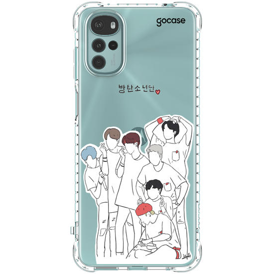 Capinha para celular Love Bangtan