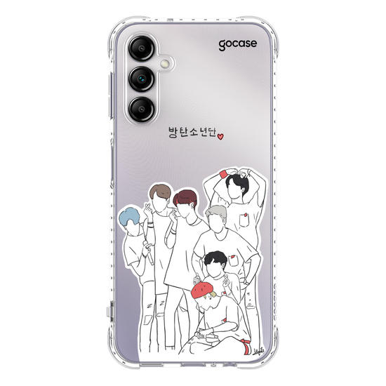 Capinha para celular Love Bangtan