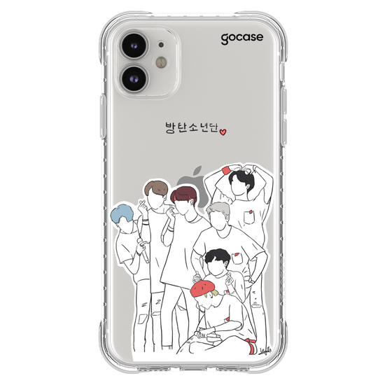 Capinha para celular Love Bangtan