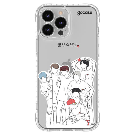 Capinha para celular Love Bangtan