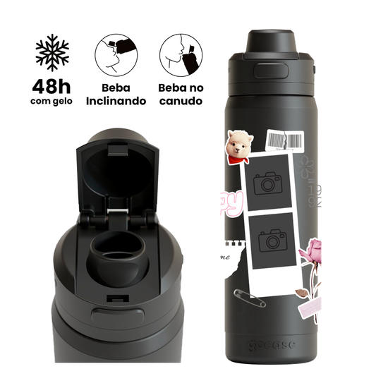 Garrafa Térmica Flip Pro - Bangtan Core - Jin