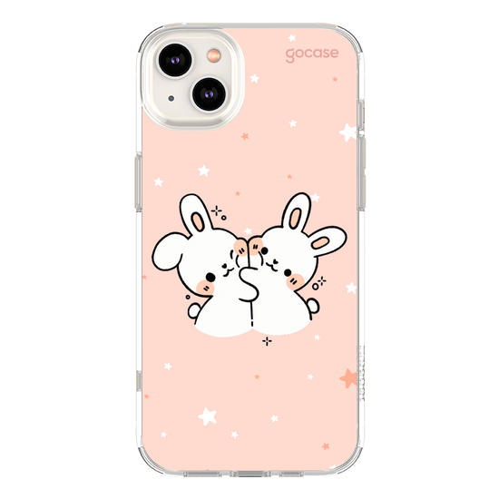 Capinha para celular  Coelhinhos Amorosos