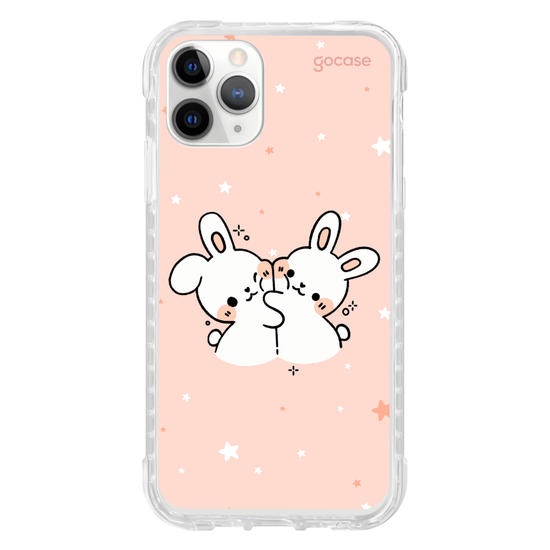 Capinha para celular  Coelhinhos Amorosos