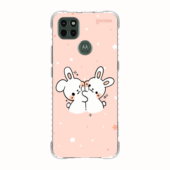 Capinha para celular  Coelhinhos Amorosos