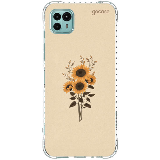 Capinha para celular  Buquê de Girassóis