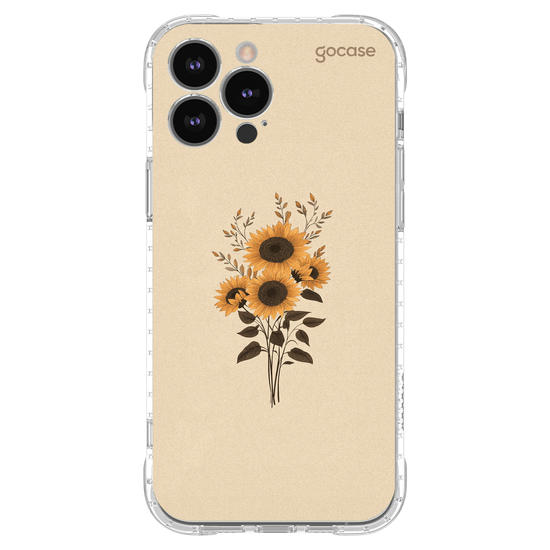 Capinha para celular  Buquê de Girassóis