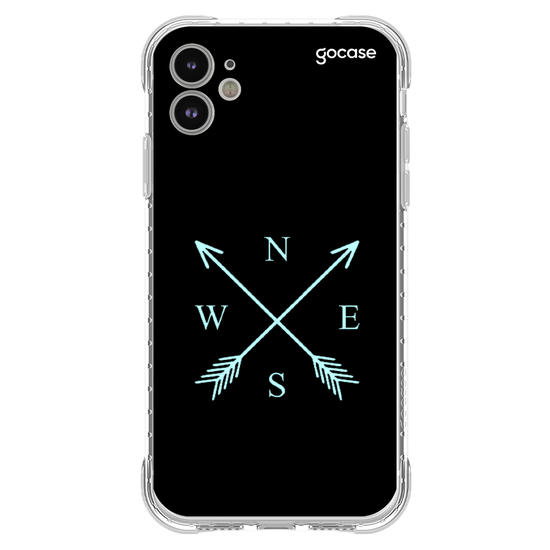 Capinha para celular Bússola Minimalista
