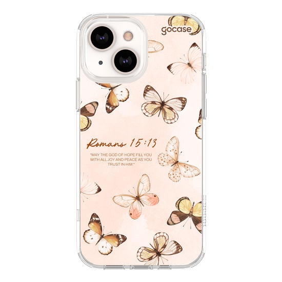 Capinha para celular Borboletas - Versículos Bíblicos