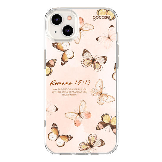 Capinha para celular Borboletas - Versículos Bíblicos
