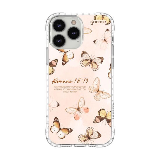 Capinha para celular Borboletas - Versículos Bíblicos