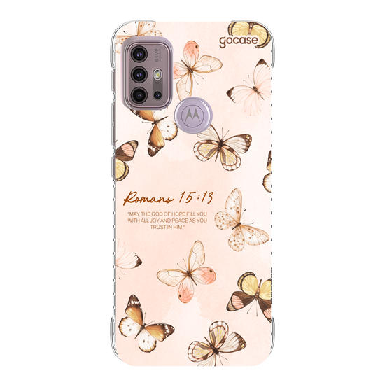 Capinha para celular Borboletas - Versículos Bíblicos