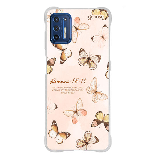 Capinha para celular Borboletas - Versículos Bíblicos