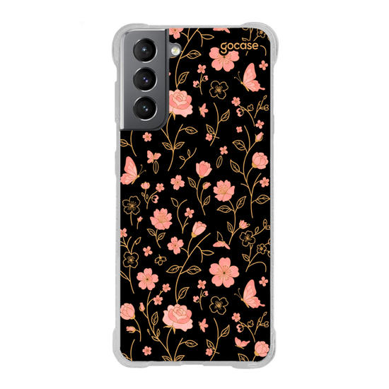 Capinha para celular  Butterfly Flowers