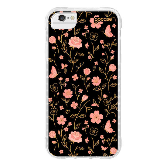 Capinha para celular  Butterfly Flowers