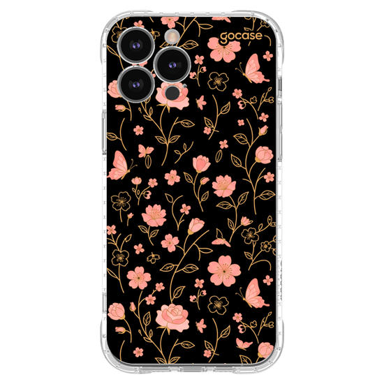 Capinha para celular  Butterfly Flowers