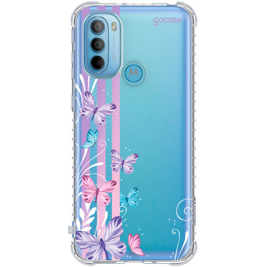 Capinha para celular  Butterfly Lines