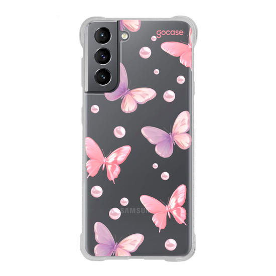 Capinha para celular  Butterfly Pearl