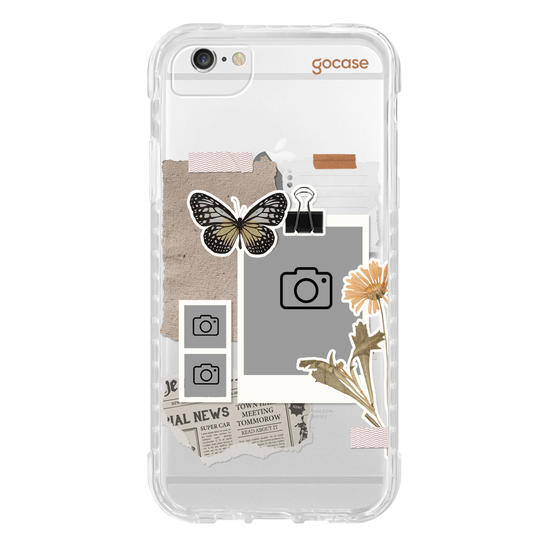 Capinha para celular  Butterfly Scrapbook