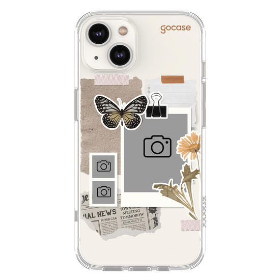 Capinha para celular  Butterfly Scrapbook