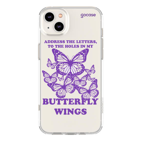 Capinha para celular Purple Butterfly
