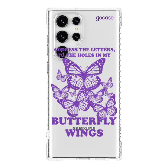 Capinha para celular Purple Butterfly