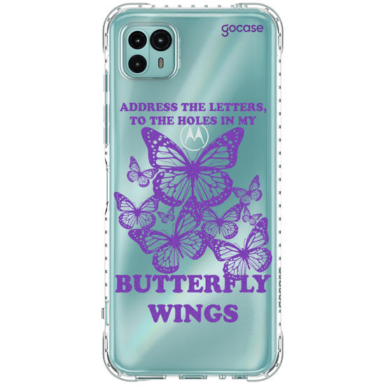 Capinha para celular Purple Butterfly