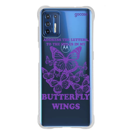 Capinha para celular Purple Butterfly