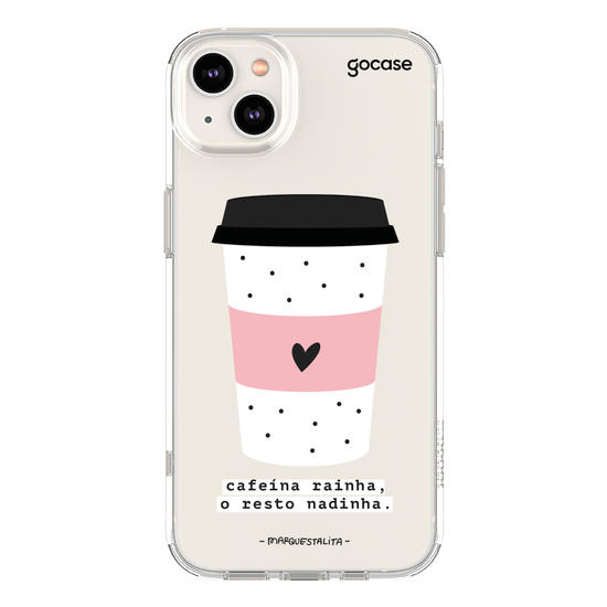 Capinha para celular Cafeína Rainha