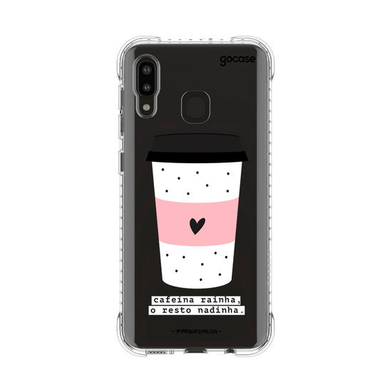 Capinha para celular Cafeína Rainha