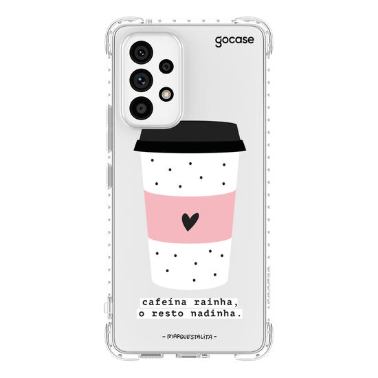 Capinha para celular Cafeína Rainha
