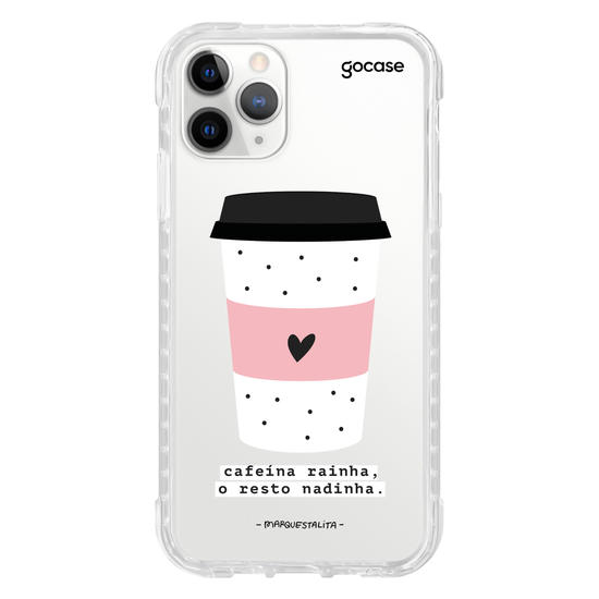 Capinha para celular Cafeína Rainha
