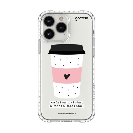 Capinha para celular Cafeína Rainha