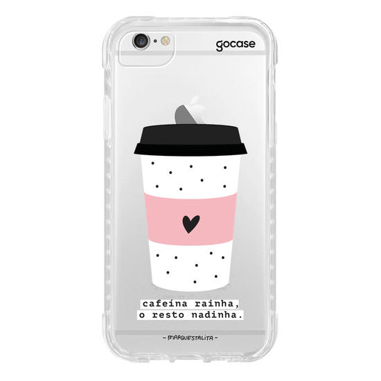 Capinha para celular Cafeína Rainha