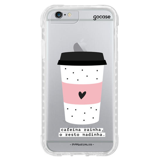 Capinha para celular Cafeína Rainha