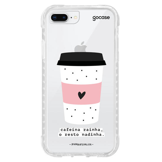 Capinha para celular Cafeína Rainha