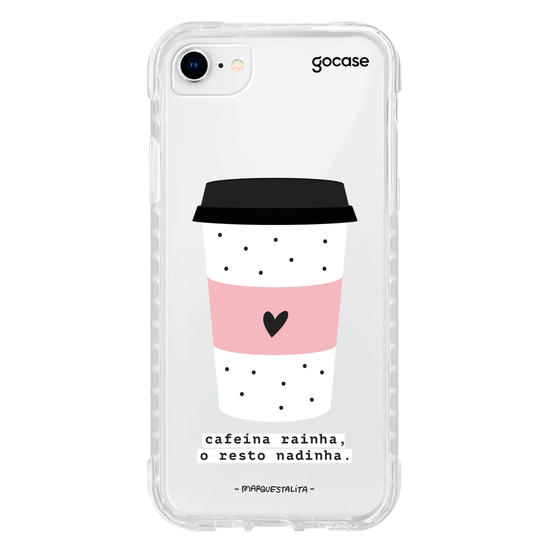 Capinha para celular Cafeína Rainha