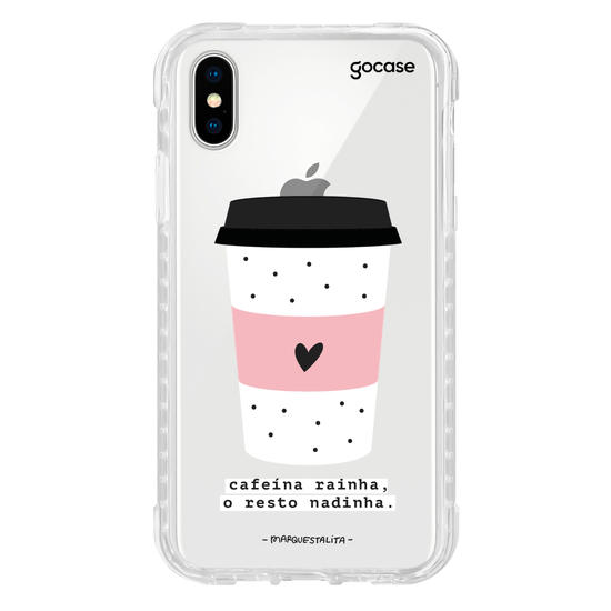 Capinha para celular Cafeína Rainha