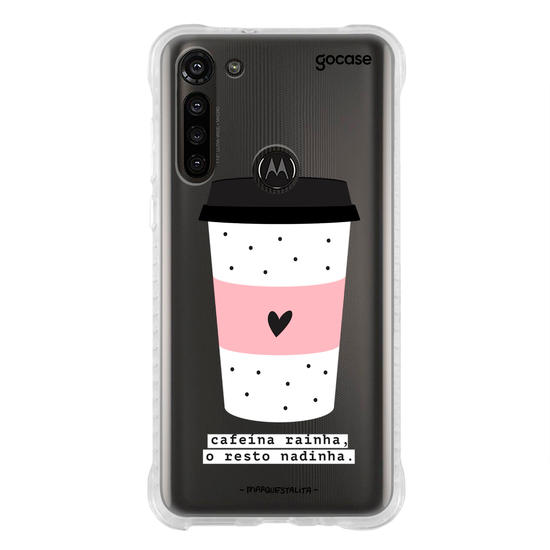 Capinha para celular Cafeína Rainha
