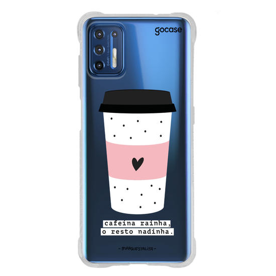 Capinha para celular Cafeína Rainha