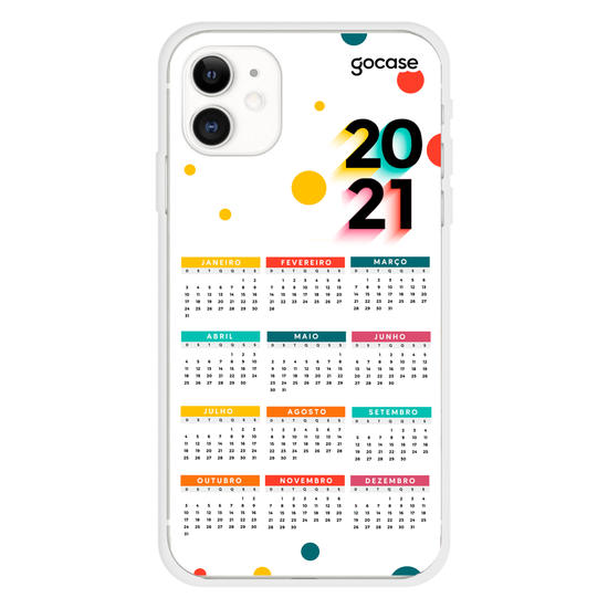 Calendário 2021 Phone Case