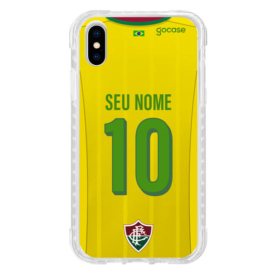 Capinha para celular Fluminense - Uniforme Copa Personalizado