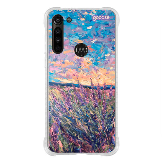 Capinha para celular  Campo de Lavandas
