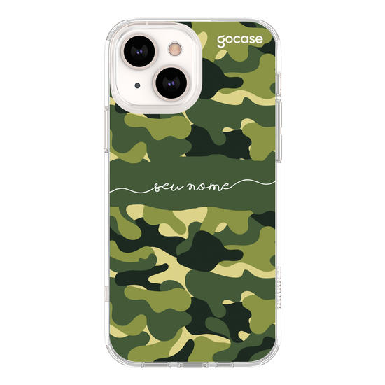 Capinha para celular Camuflagem Militar Personalizada