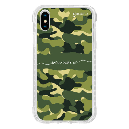 Capinha para celular Camuflagem Militar Personalizada