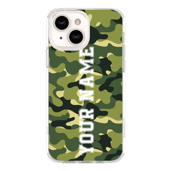Vertical military camouflage Phone Case