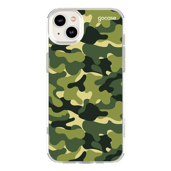 Capinha para celular Camuflagem Militar Vertical