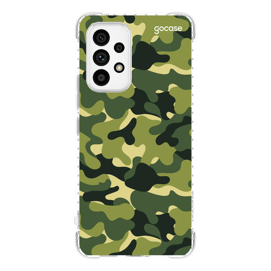Capinha para celular Camuflagem Militar Vertical