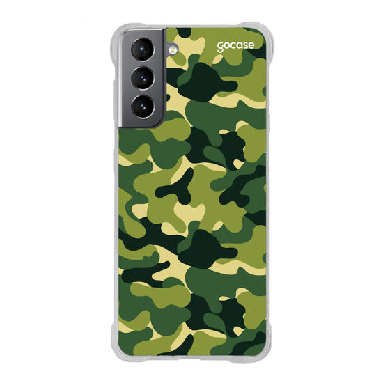 Capinha para celular Camuflagem Militar Vertical